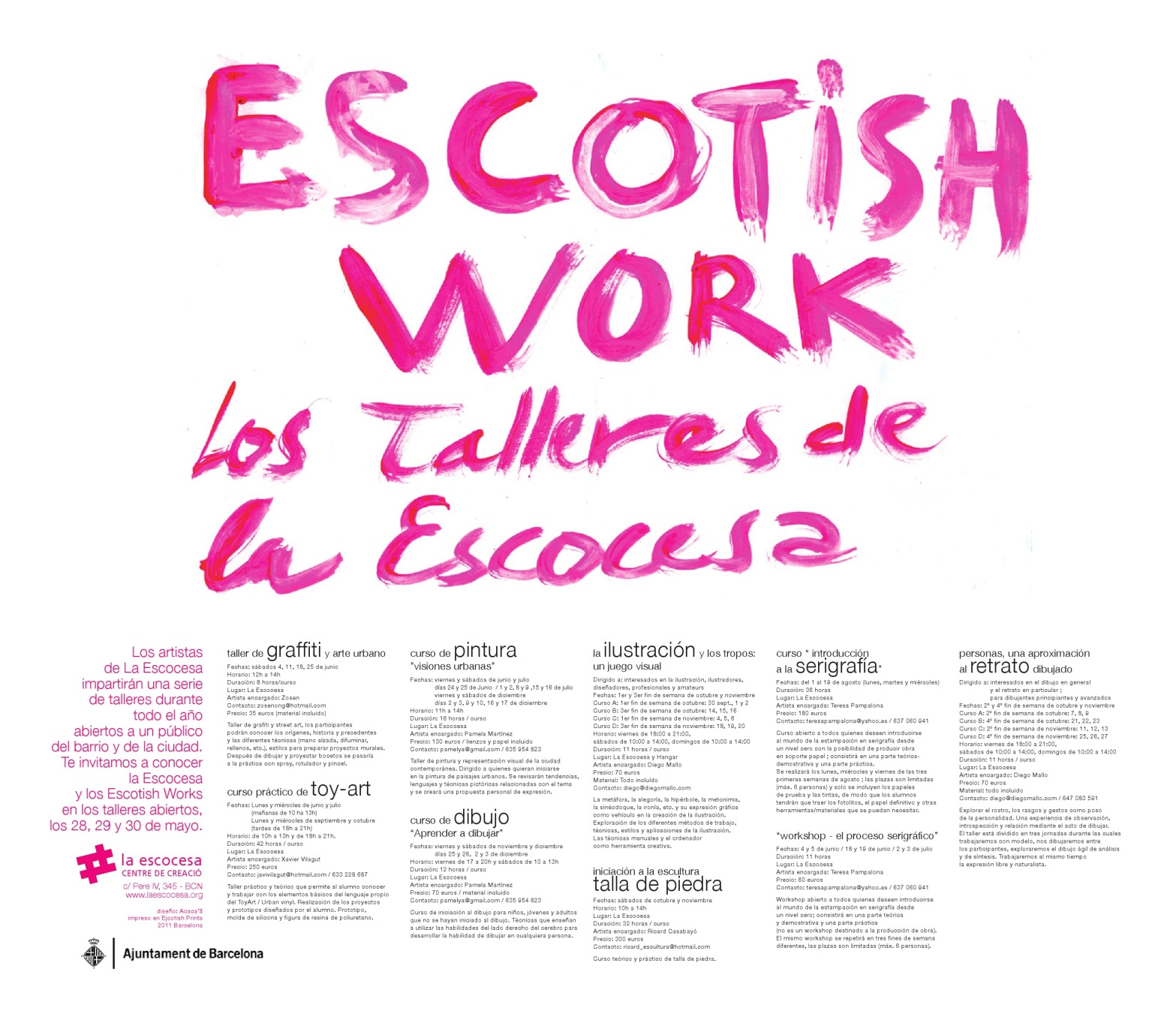 Escotish work: els tallers de La Escocesa