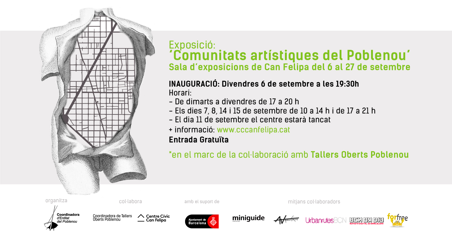Expo: Comunitats artístiques del Poblenou @ Can Felipa